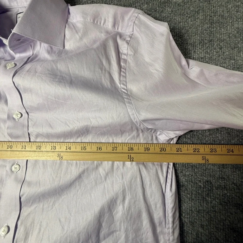 Charles Tyrwhitt Custom Dress Shirt Mens‎ Long Sleeve Lavender Cotton